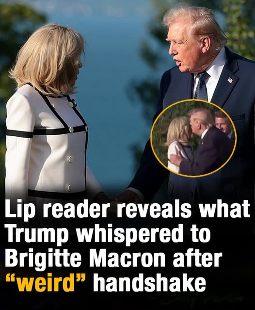 Lip Reader Claims to Decode What Trump Told Brigitte Macron During Unusual G7 Handshake