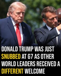 Donald Trump Appears to Receive a Different Welcome Than Fellow G7 Leaders