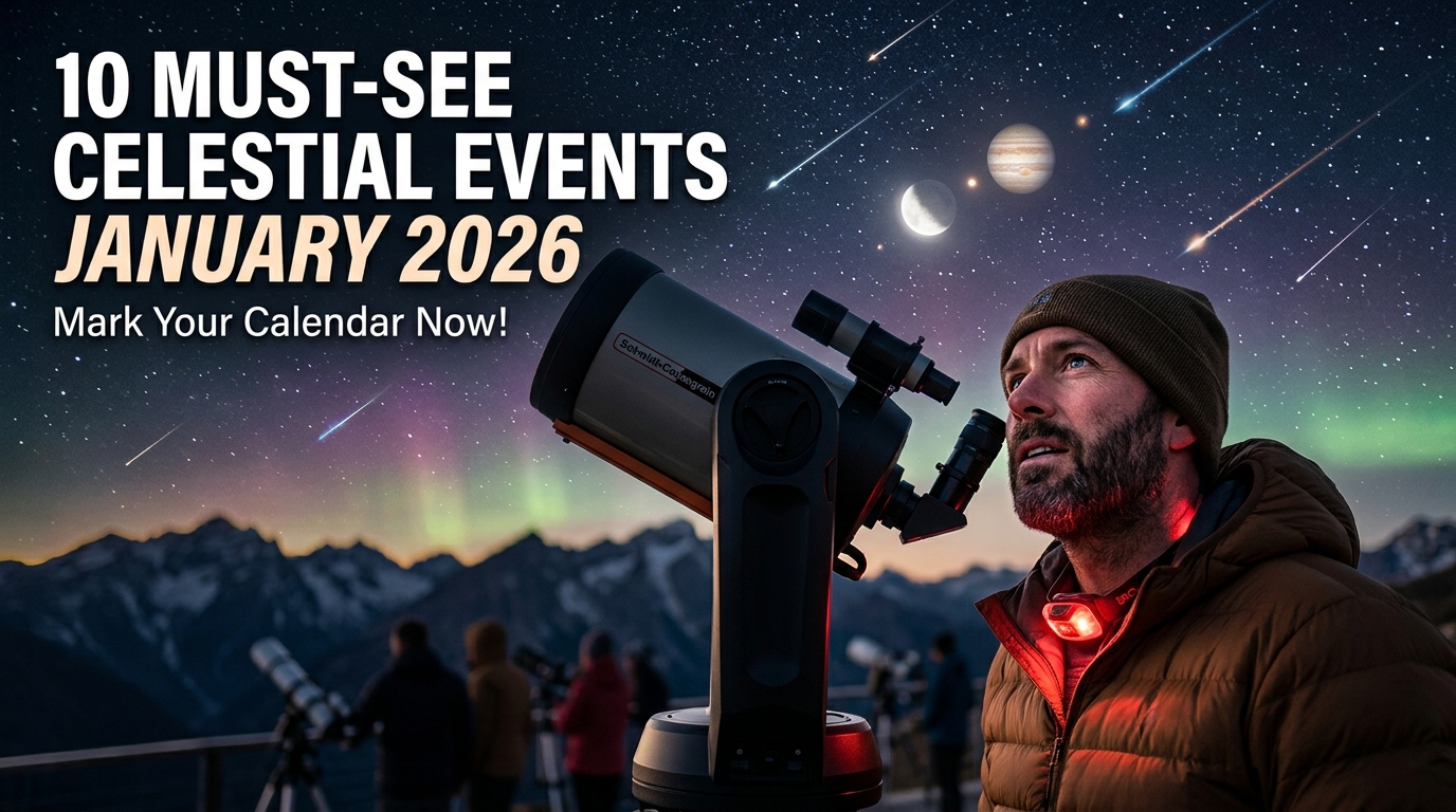 10 Celestial Events in January 2026 Every Skywatcher Should Mark Now