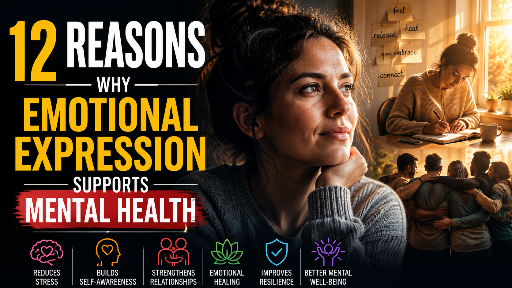 12 Reasons Why Emotional Expression Supports Mental Health