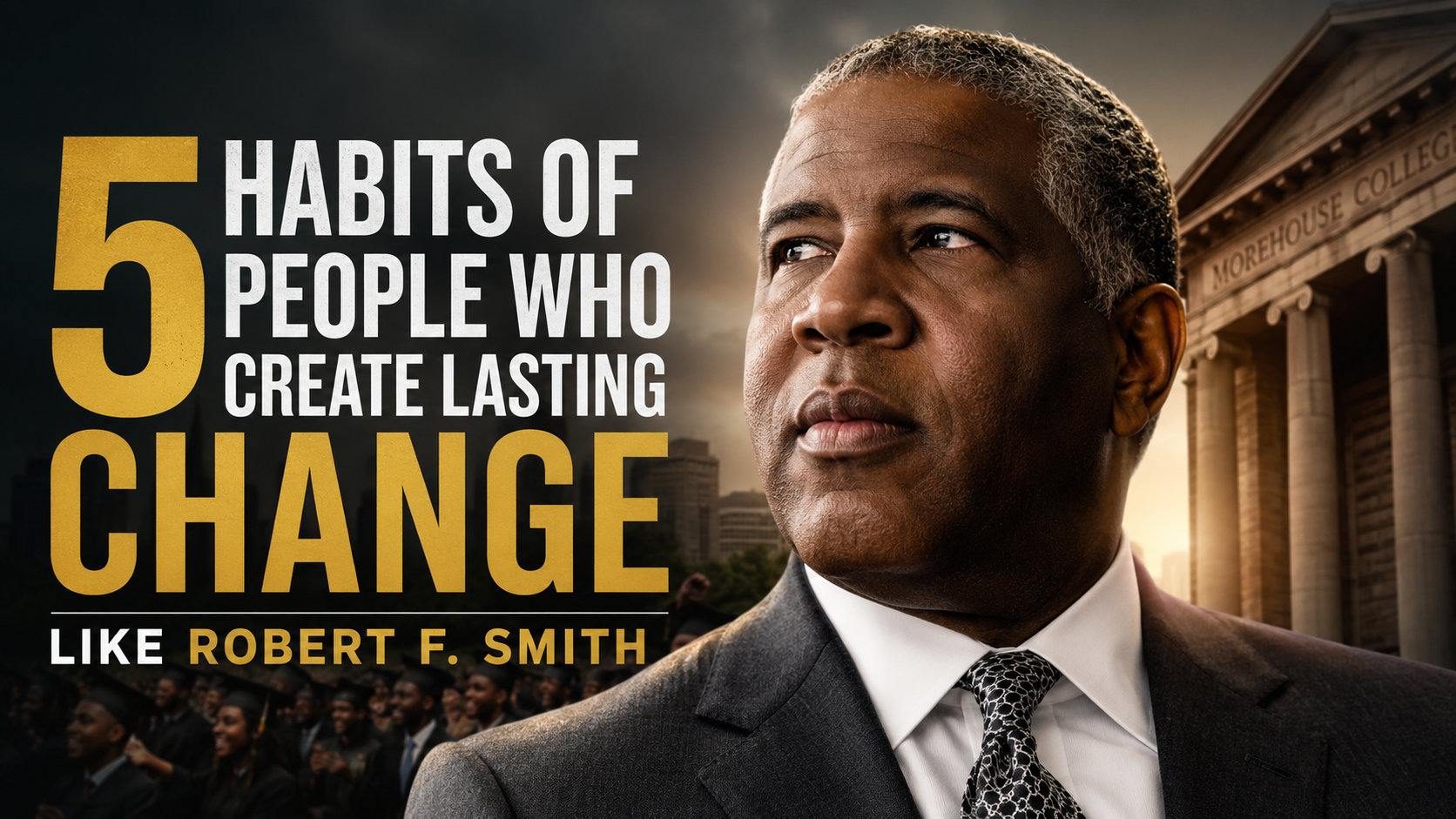 5 Habits of People Who Create Lasting Change Like Robert F. Smith