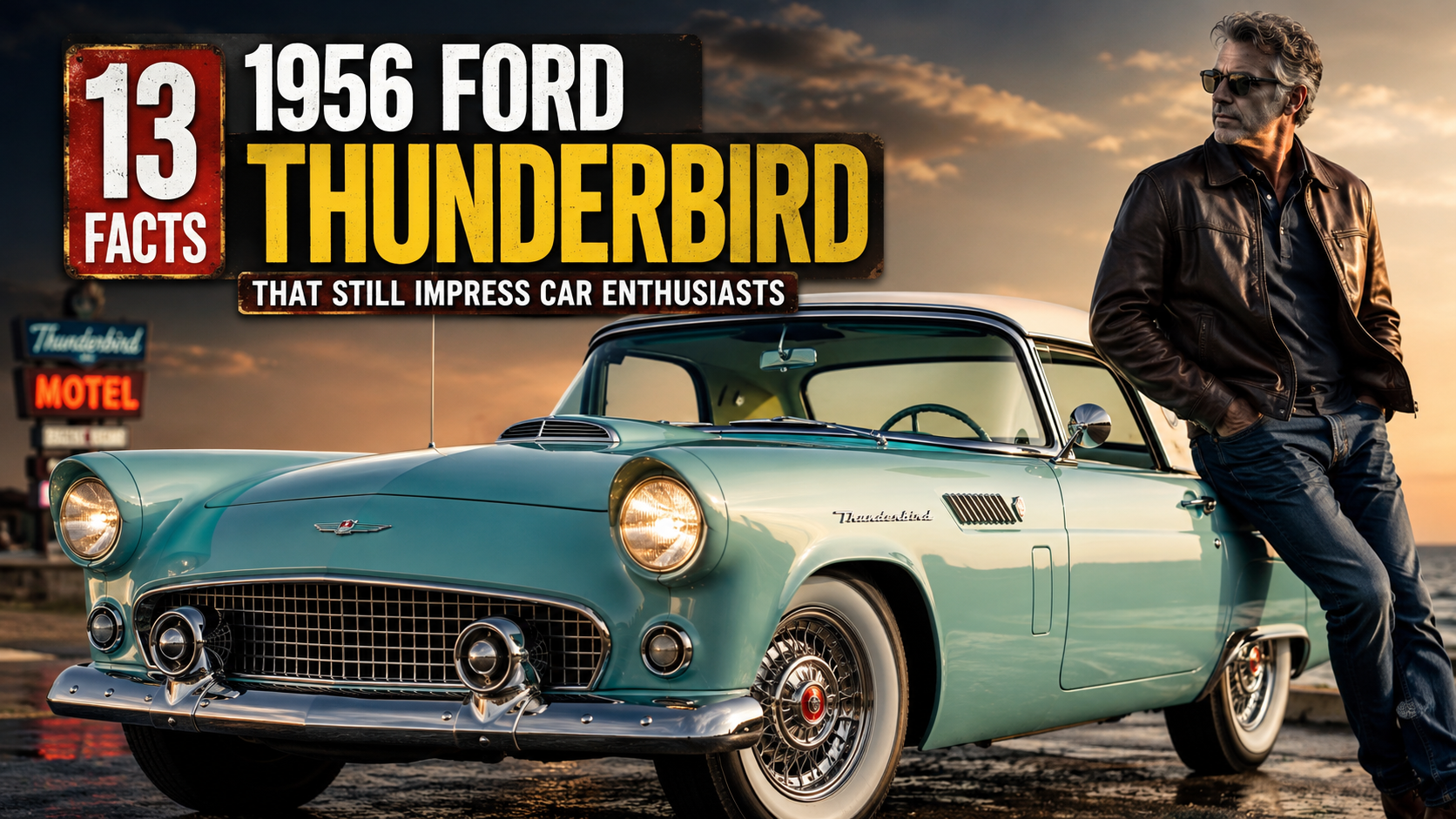13 Facts About the 1956 Ford Thunderbird That Still Impress Car Enthusiasts