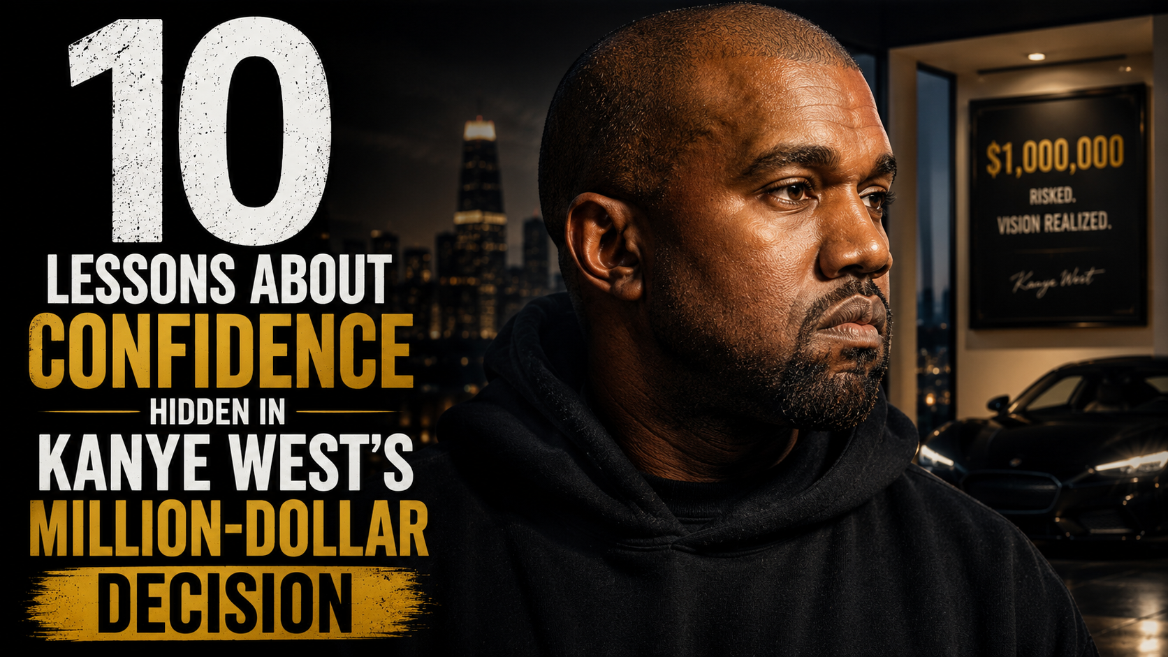 10 Lessons About Confidence Hidden in Kanye West’s Million-Dollar Decision