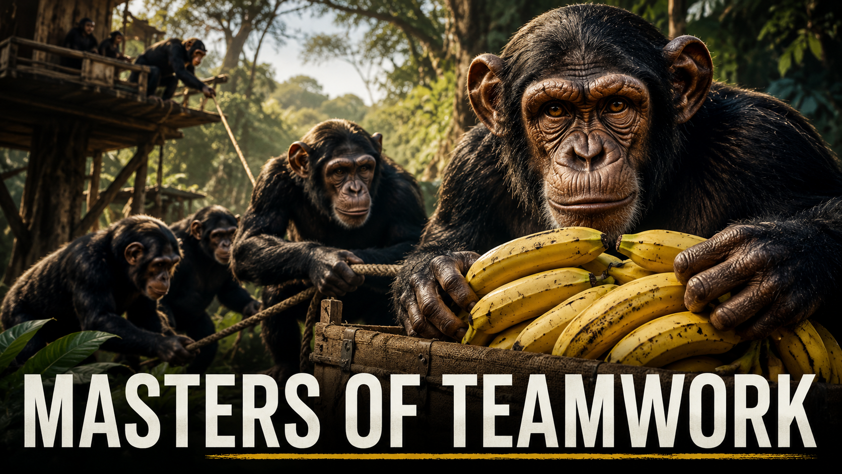 8 Signs of Advanced Teamwork in the Uganda Chimp Banana Heist