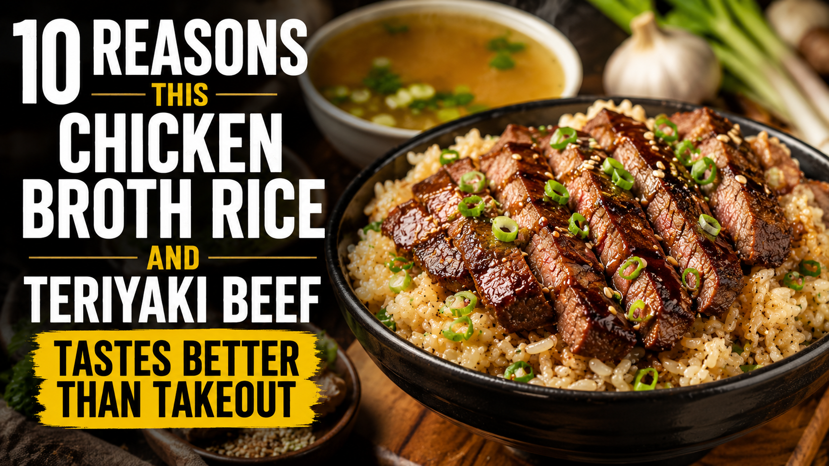 10 Reasons This Chicken Broth Rice and Teriyaki Beef Tastes Better Than Takeout