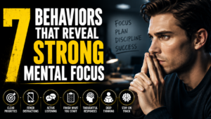 7 Behaviors That Reveal Strong Mental Focus