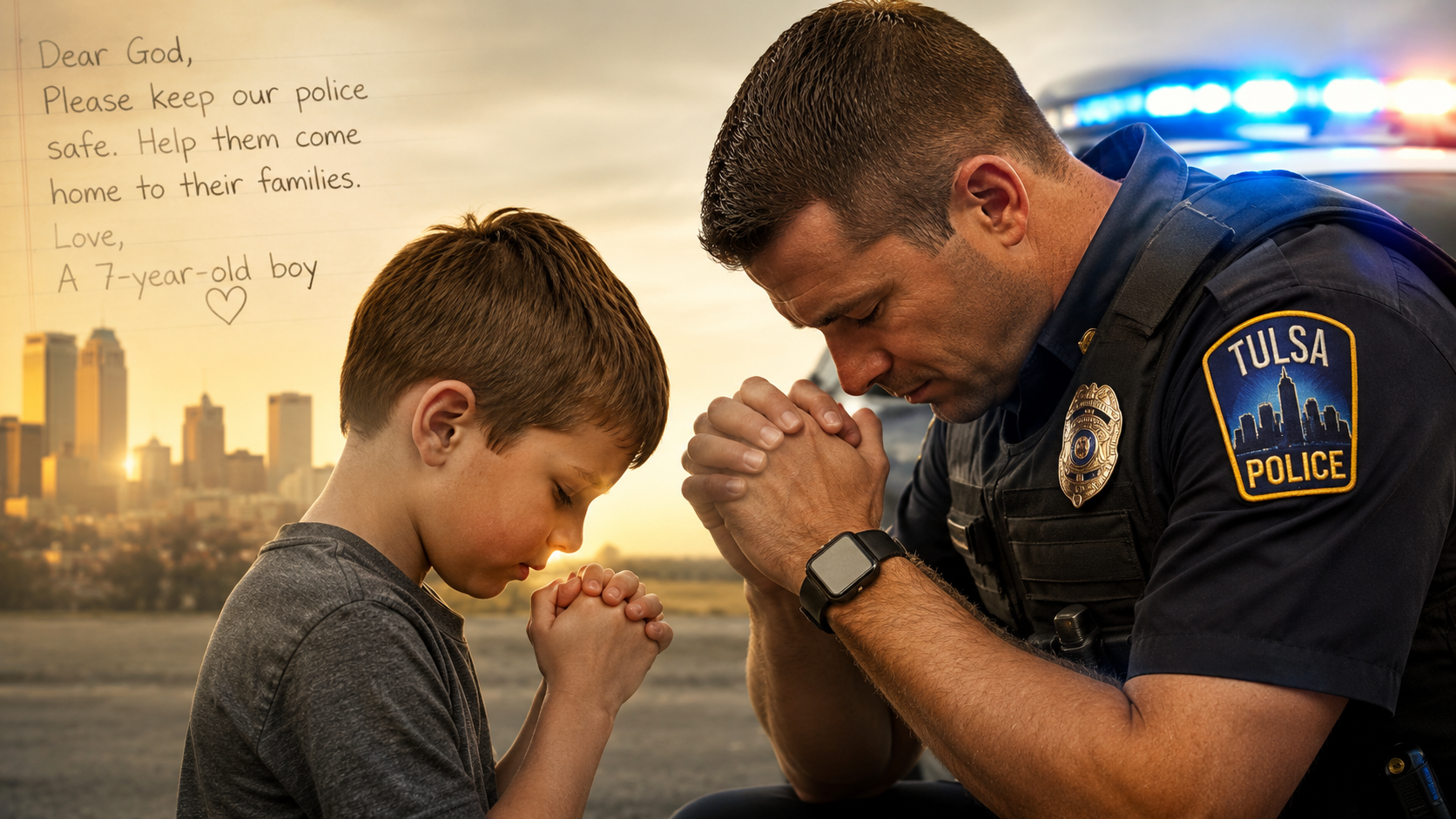 12 Heartwarming Lessons From a 7-Year-Old Boy’s Prayer for a Tulsa Officer