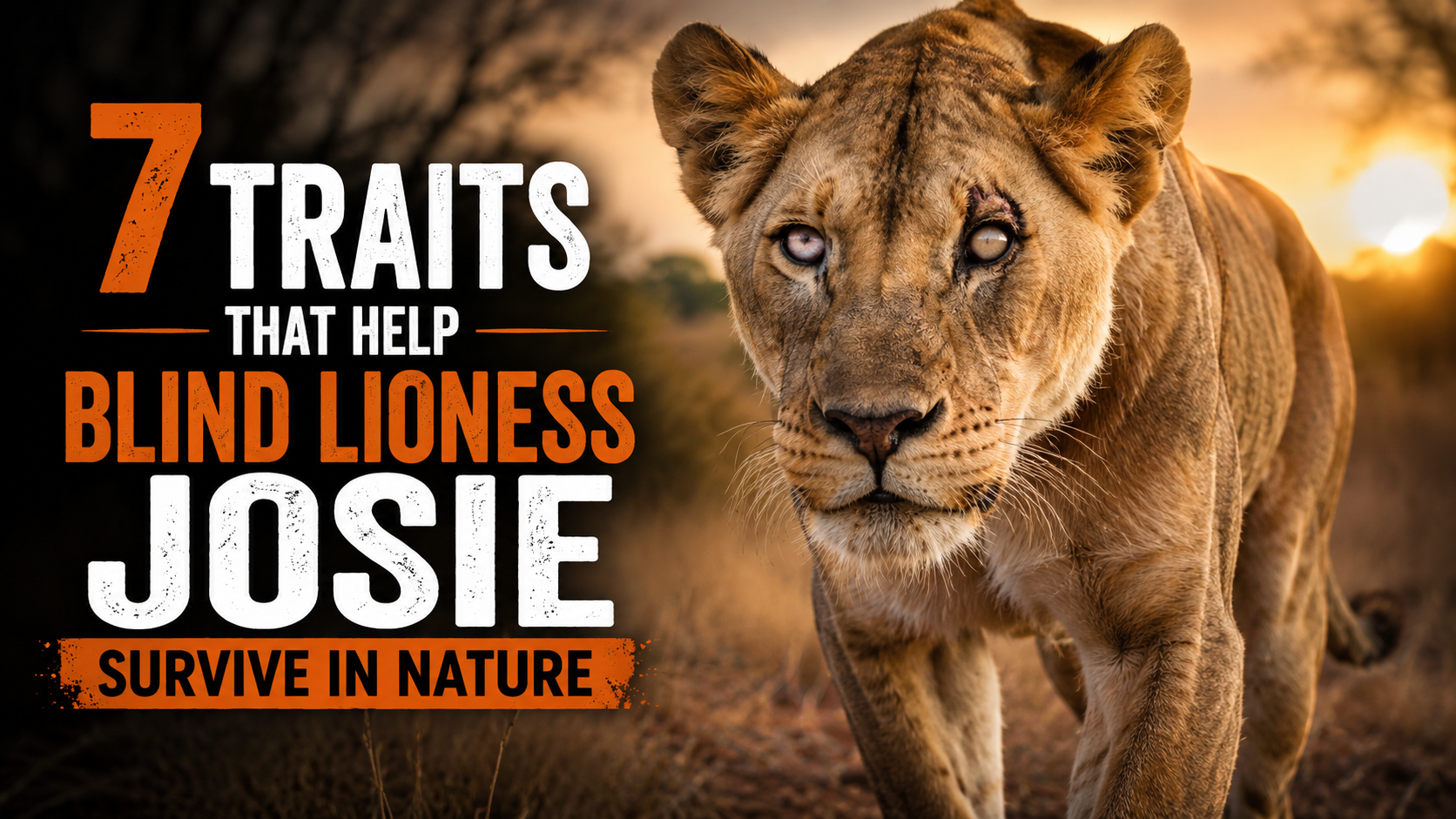 7 Traits That Help Blind Lioness Josie Survive in Nature