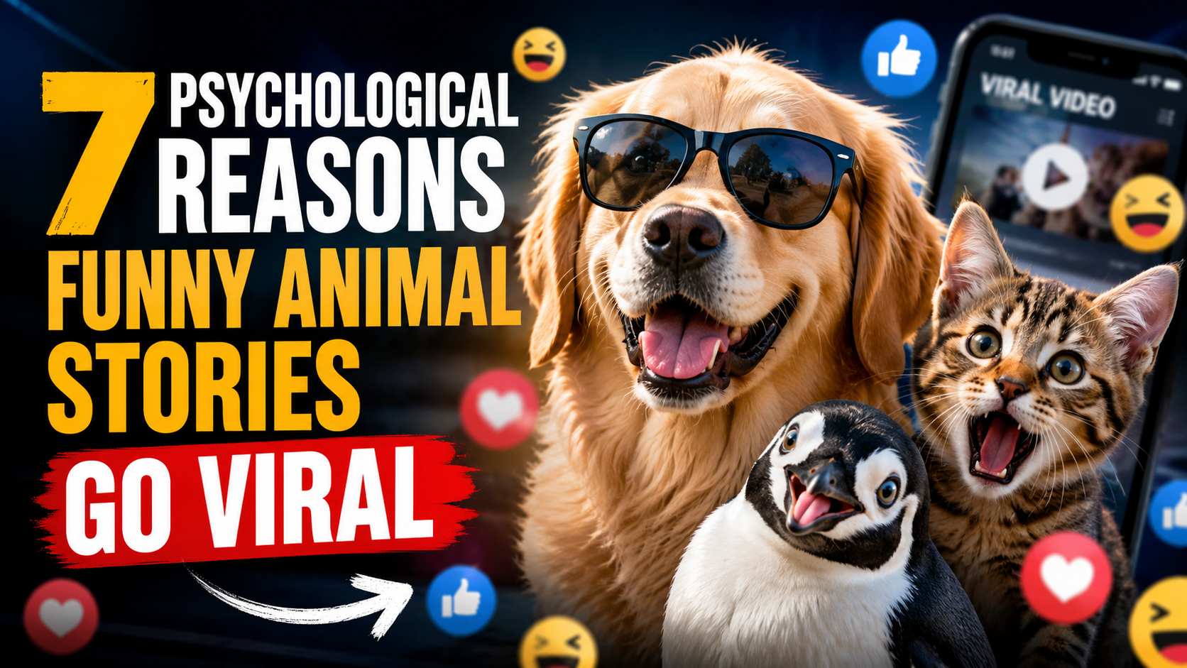 7 Psychological Reasons Funny Animal Stories Go Viral