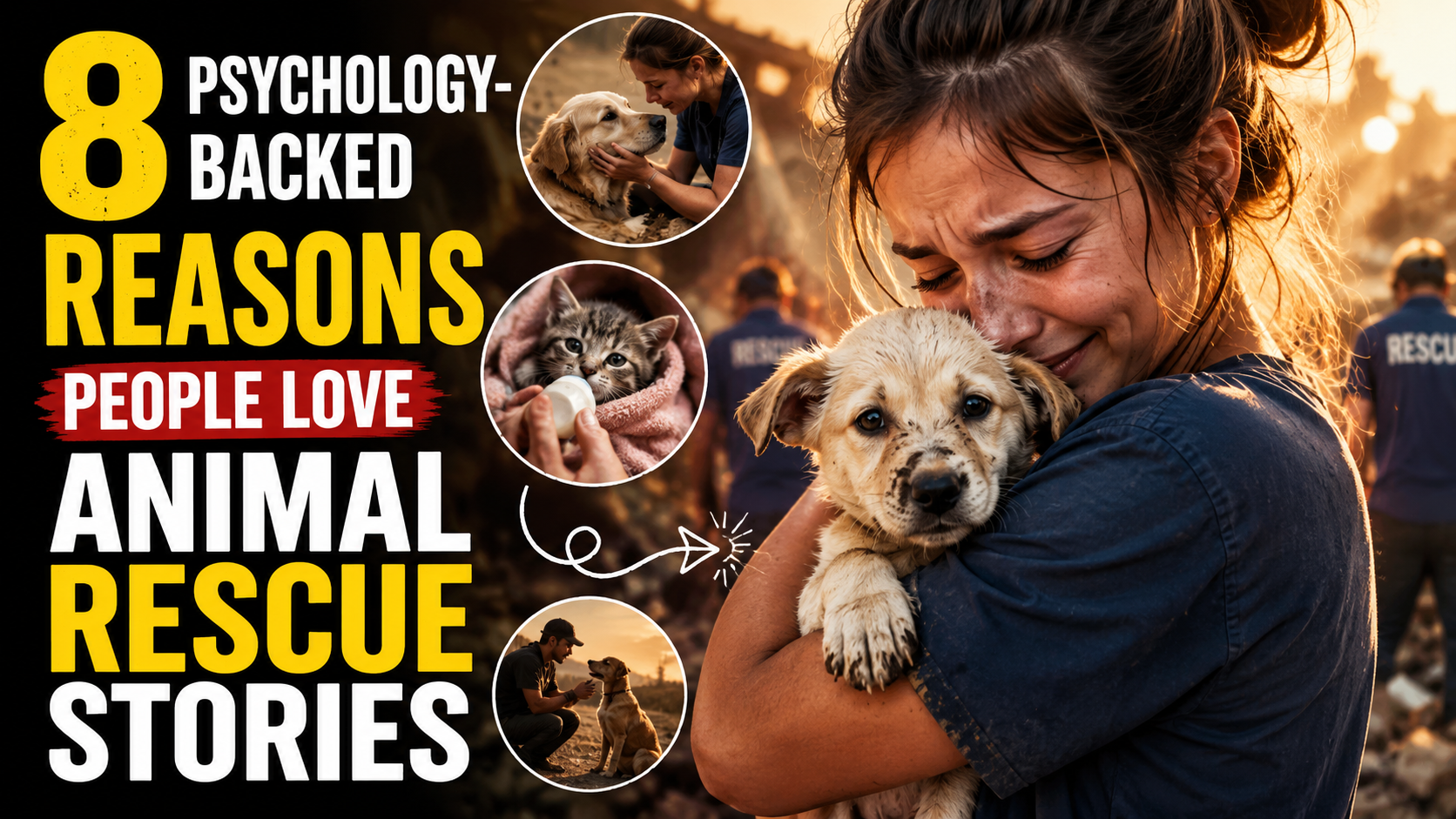 8 Psychology-Backed Reasons People Love Animal Rescue Stories