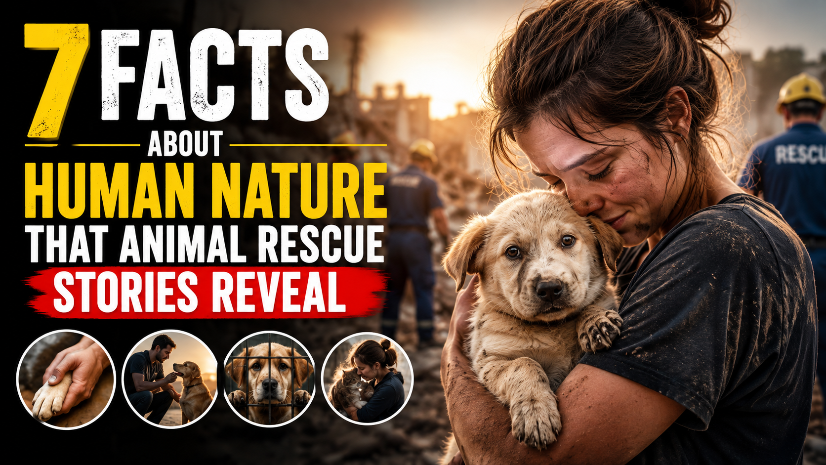 7 Facts About Human Nature That Animal Rescue Stories Reveal