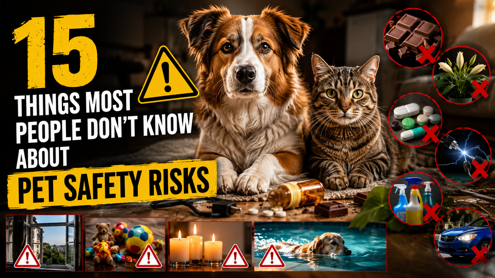 15 Things Most People Don't Know About Pet Safety Risks