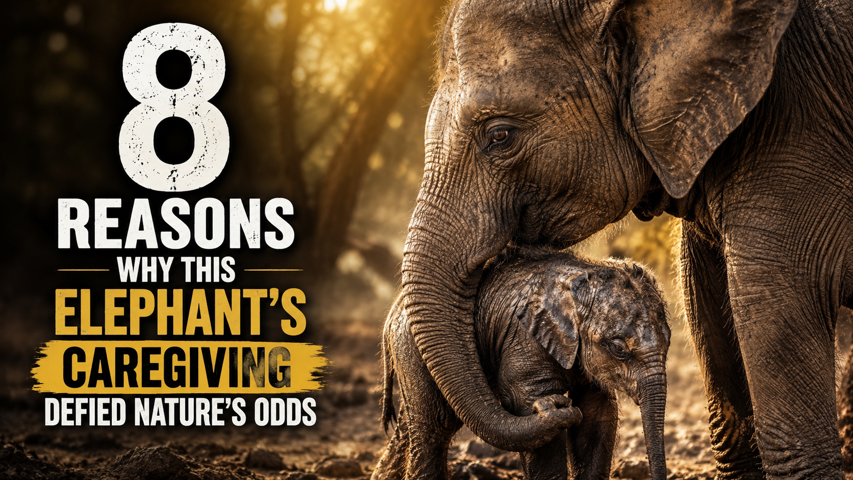 8 Reasons Why This Elephant’s Caregiving Defied Nature’s Odds