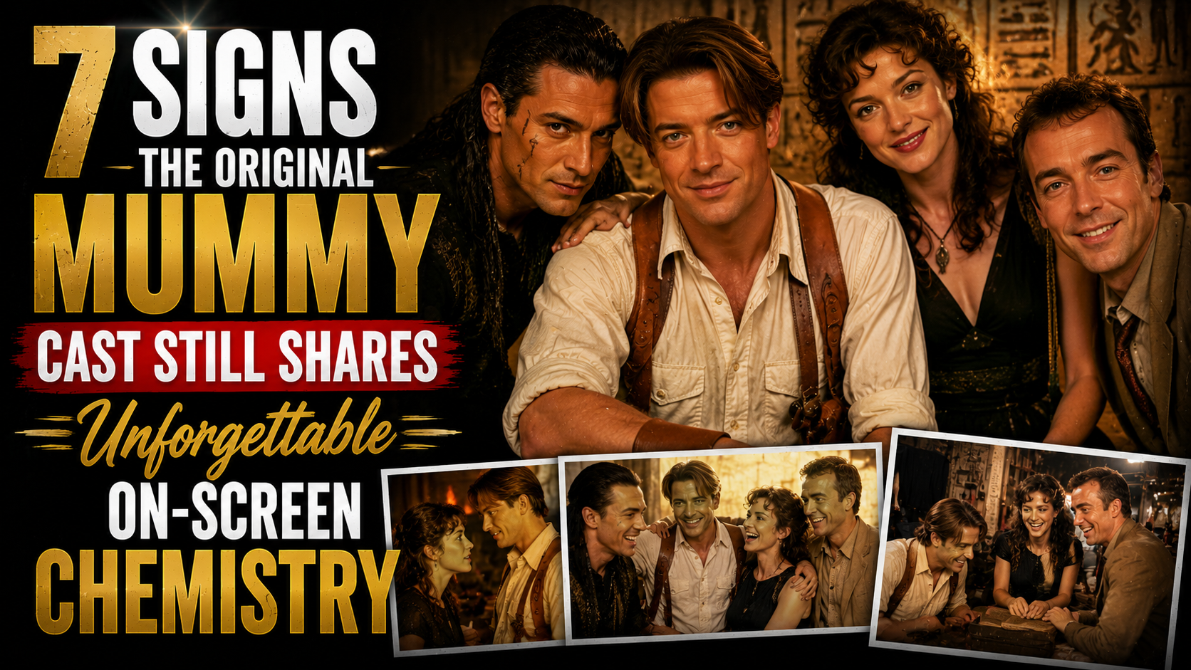 7 Signs The Original Mummy Cast Still Shares Unforgettable On-Screen Chemistry