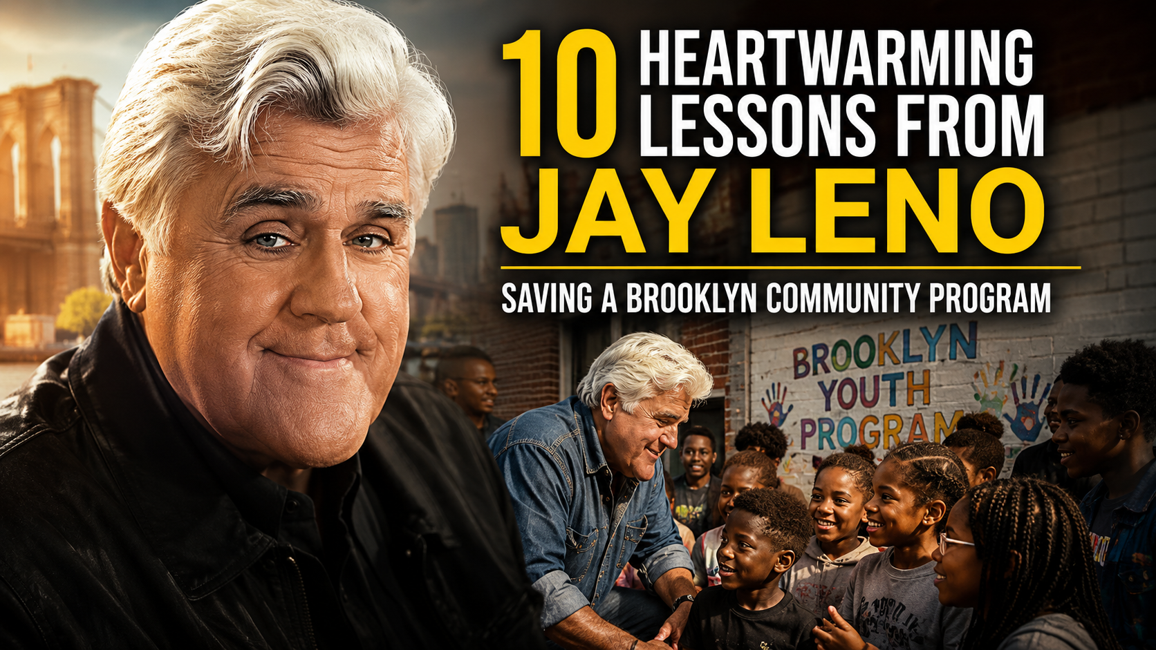 10 Heartwarming Lessons From Jay Leno Saving a Brooklyn Community Program