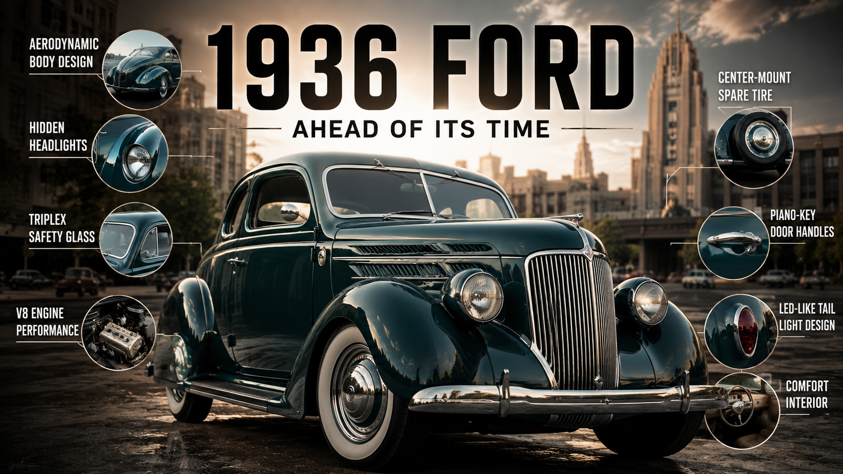 9 Design Features That Made the 1936 Ford Ahead of Its Time