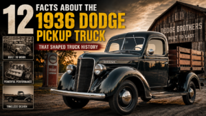 12 Facts About the 1936 Dodge Pickup Truck That Shaped Truck History