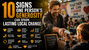 10 Signs One Person’s Generosity Can Spark Lasting Local Change