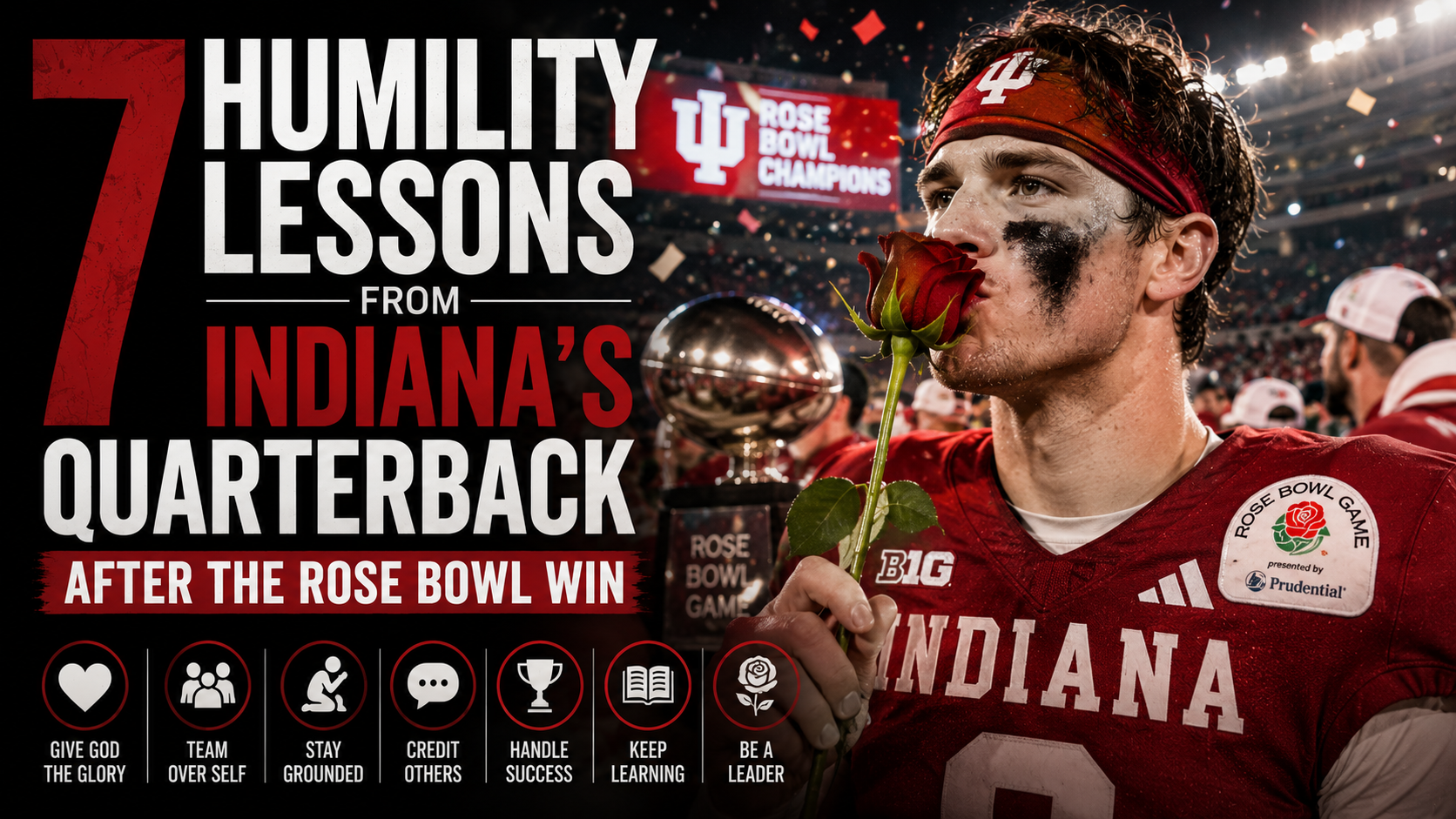 7 Humility Lessons From Indiana’s Quarterback After the Rose Bowl Win