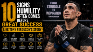 10 Signs Humility Often Comes Before Great Success, Like Tony Ferguson’s Story