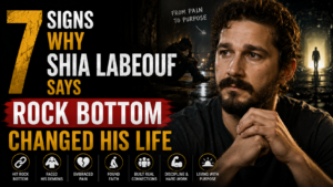 7 signs Why Shia LaBeouf Says Rock Bottom Changed His Life