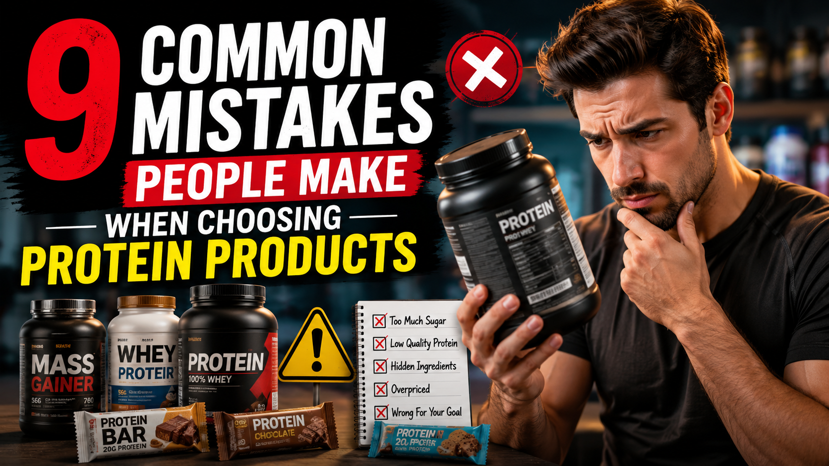 9 Common Mistakes People Make When Choosing Protein Products