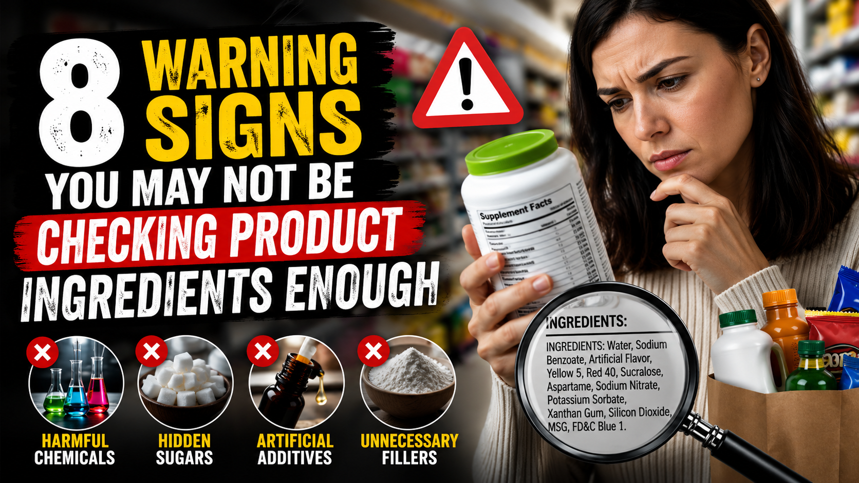 8 Warning Signs You May Not Be Checking Product Ingredients Enough