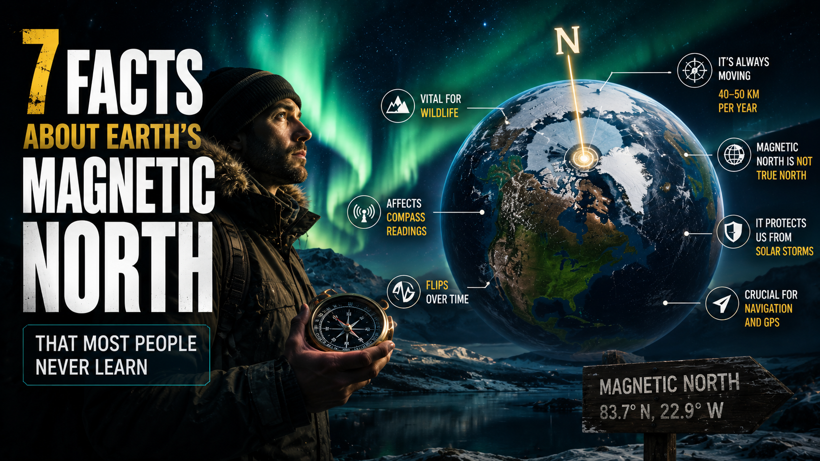 7 Surprising Facts About Earth’s Magnetic North That Most People Never Learn