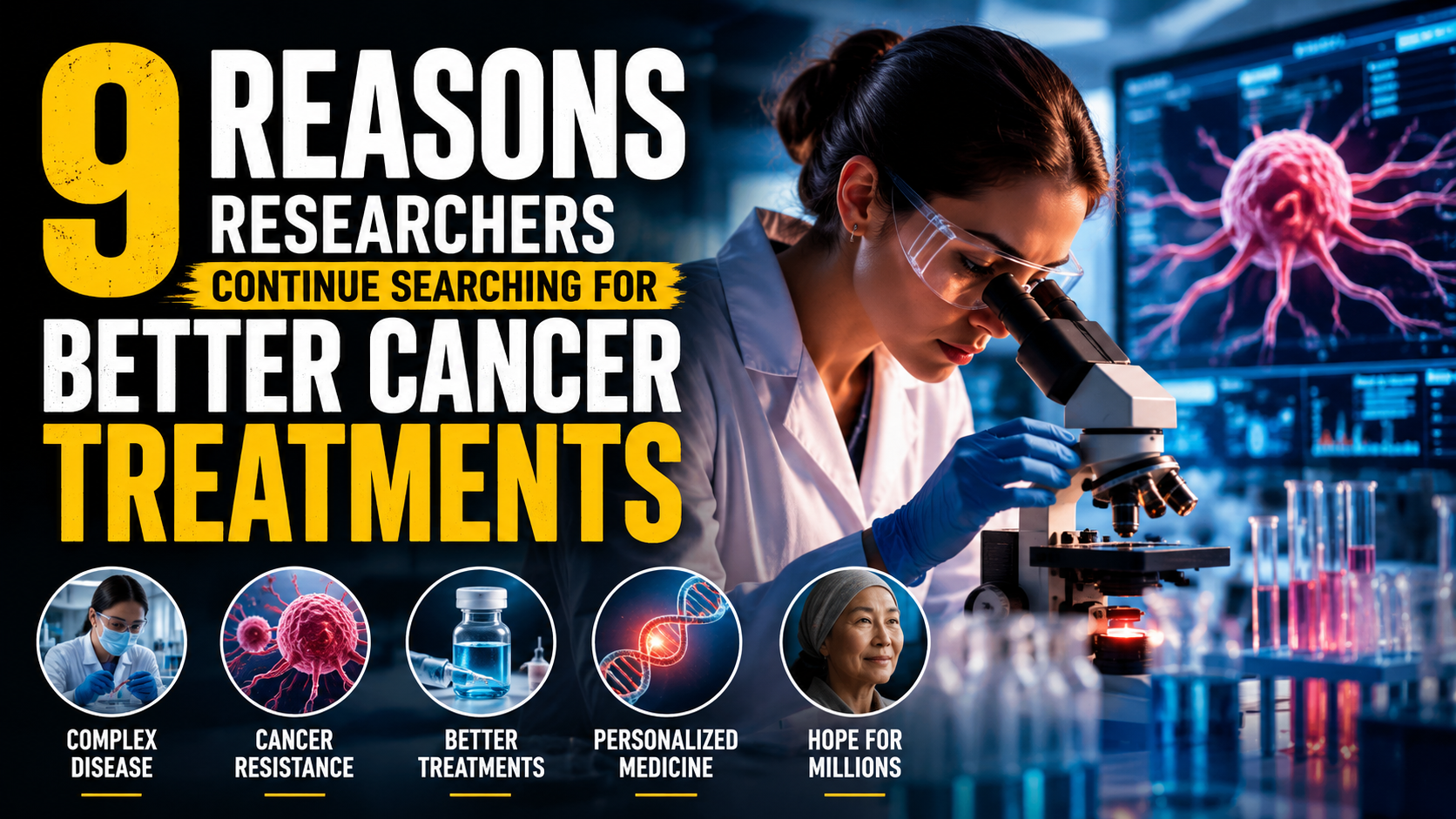 9 Reasons Researchers Continue Searching for Better Cancer Treatments