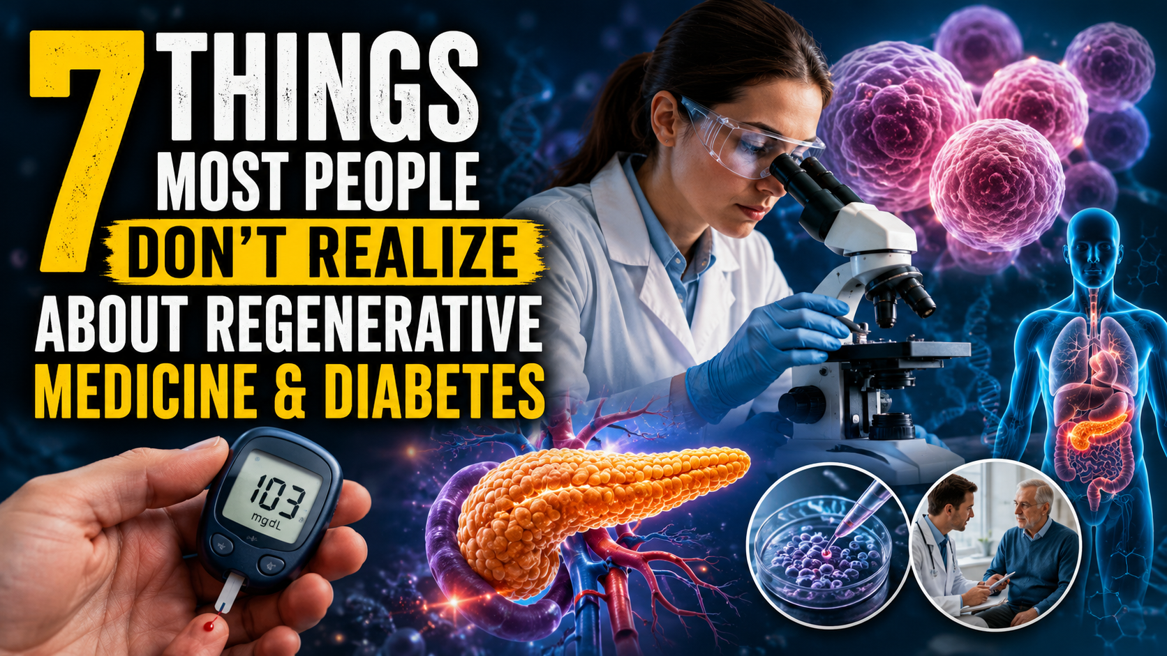 7 Things Most People Don’t Realize About Regenerative Medicine and Diabetes