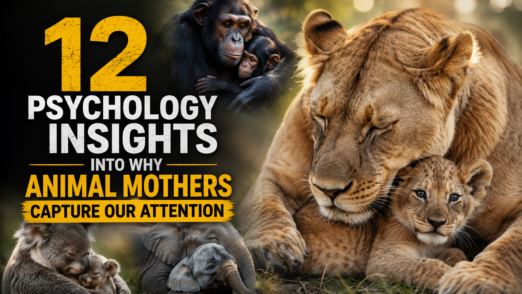 12 Psychology Insights Into Why Animal Mothers Capture Our Attention