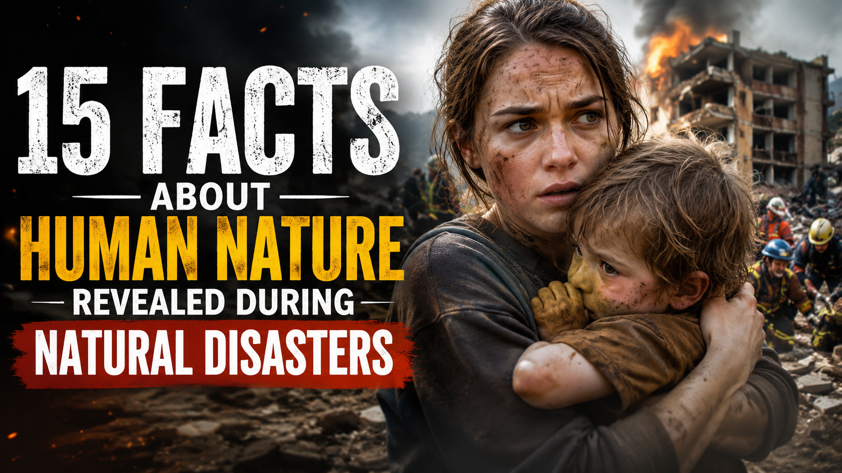 15 Facts About Human Nature Revealed During Natural Disasters