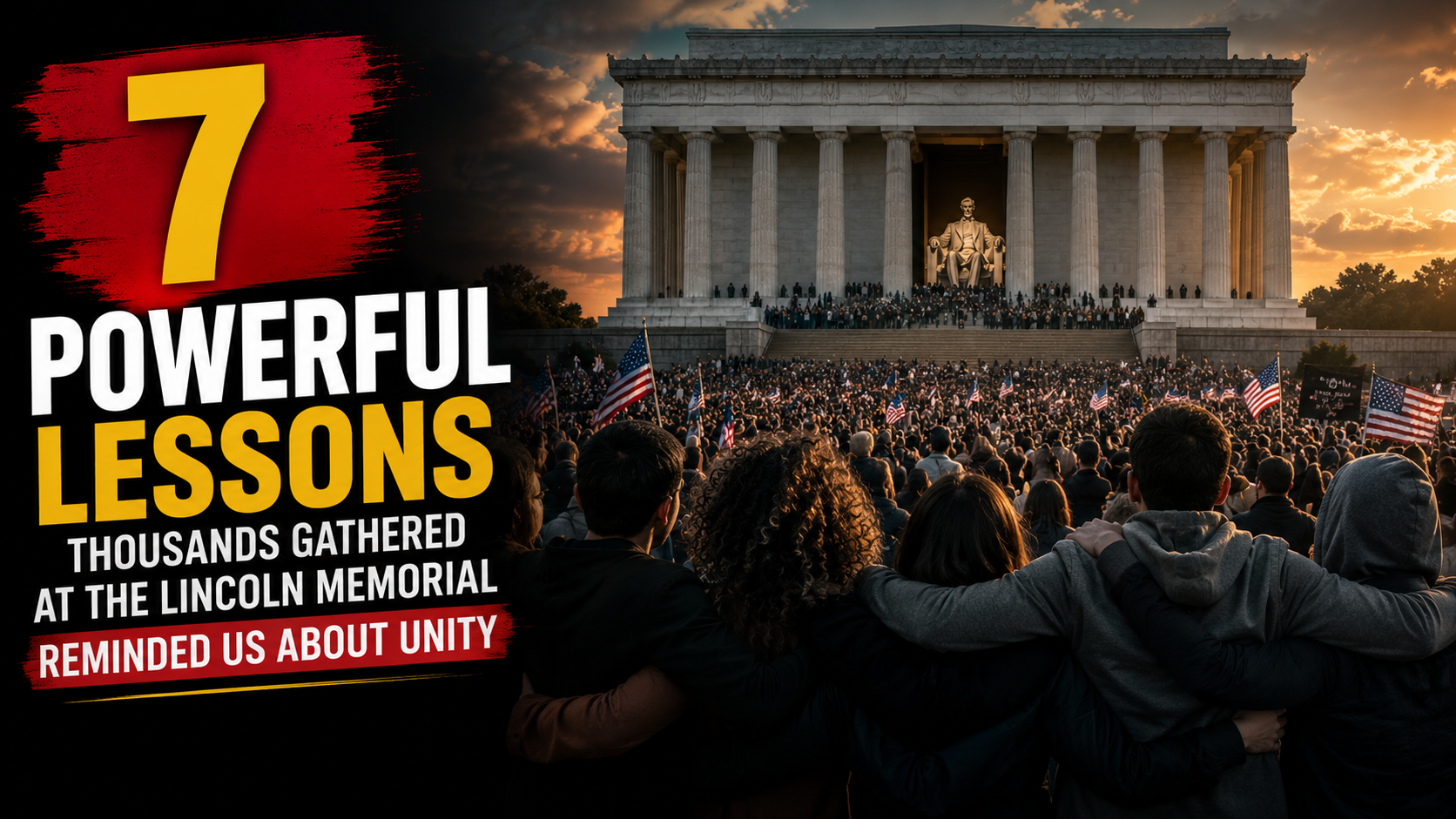 7 Powerful Lessons Thousands Gathered at the Lincoln Memorial Reminded Us About Unity
