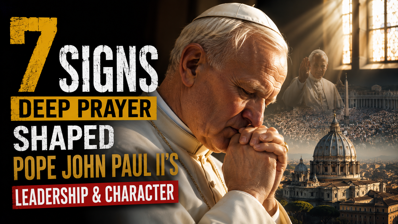 7 Signs Deep Prayer Shaped Pope John Paul II’s Leadership and Character