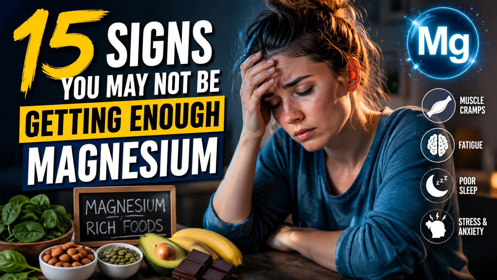 15 Signs You May Not Be Getting Enough Magnesium