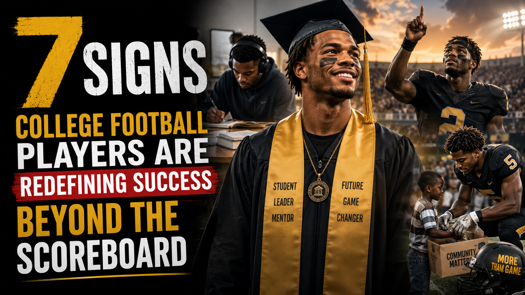 7 Signs College Football Players Are Redefining Success Beyond the Scoreboard