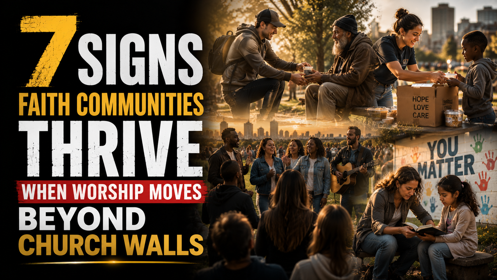 7 Signs Faith Communities Thrive When Worship Moves Beyond Church Walls