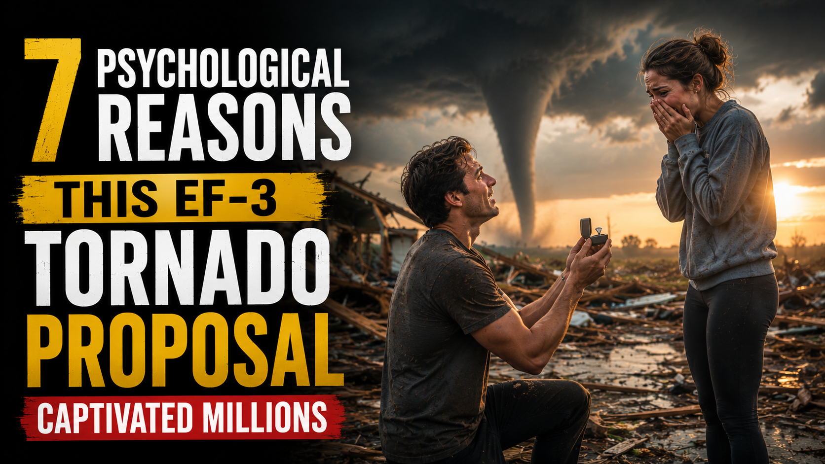 7 Psychological Reasons This EF-3 Tornado Proposal Captivated Millions