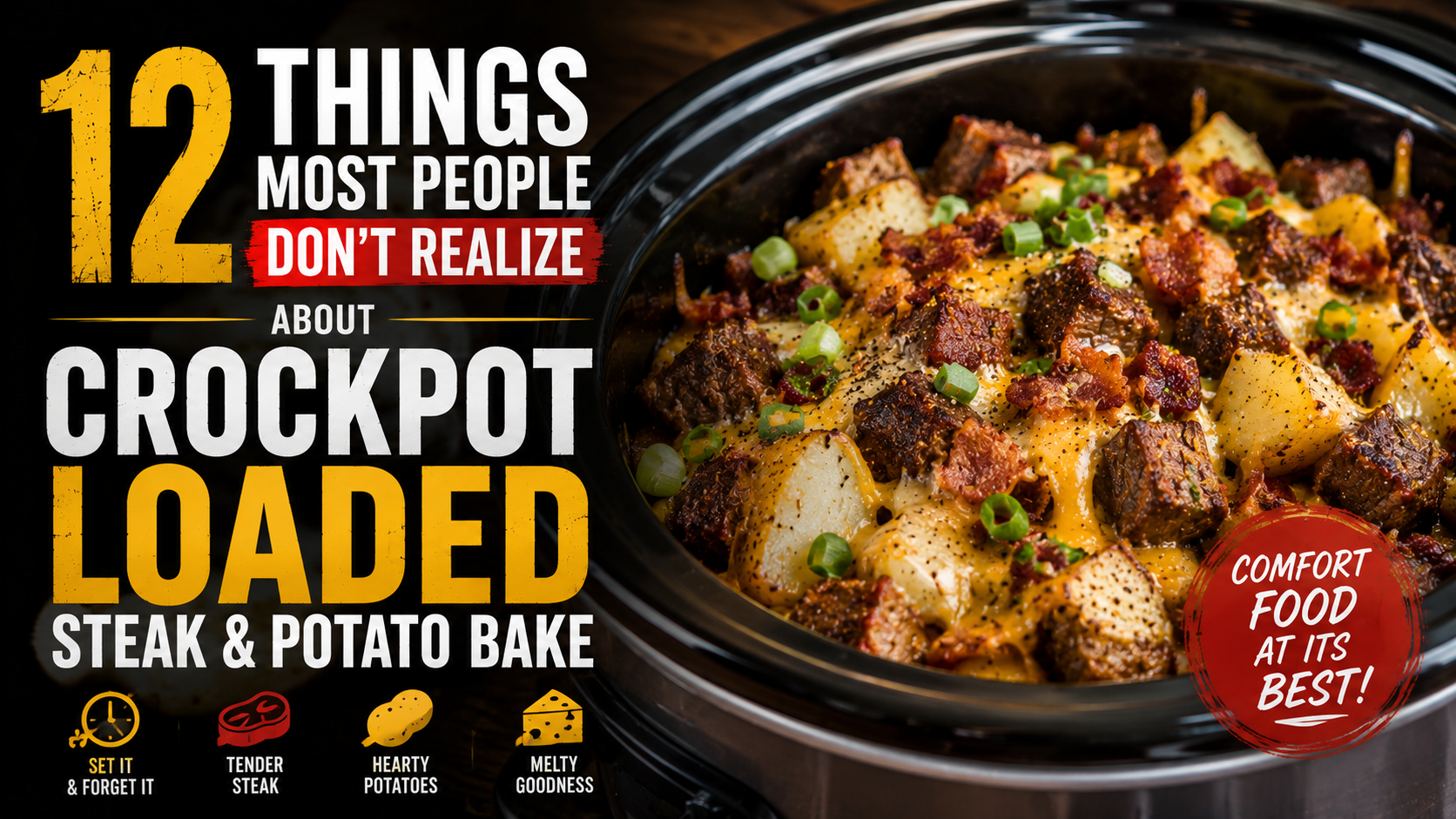 12 Things Most People Don’t Realize About Crockpot Loaded Steak and Potato Bake