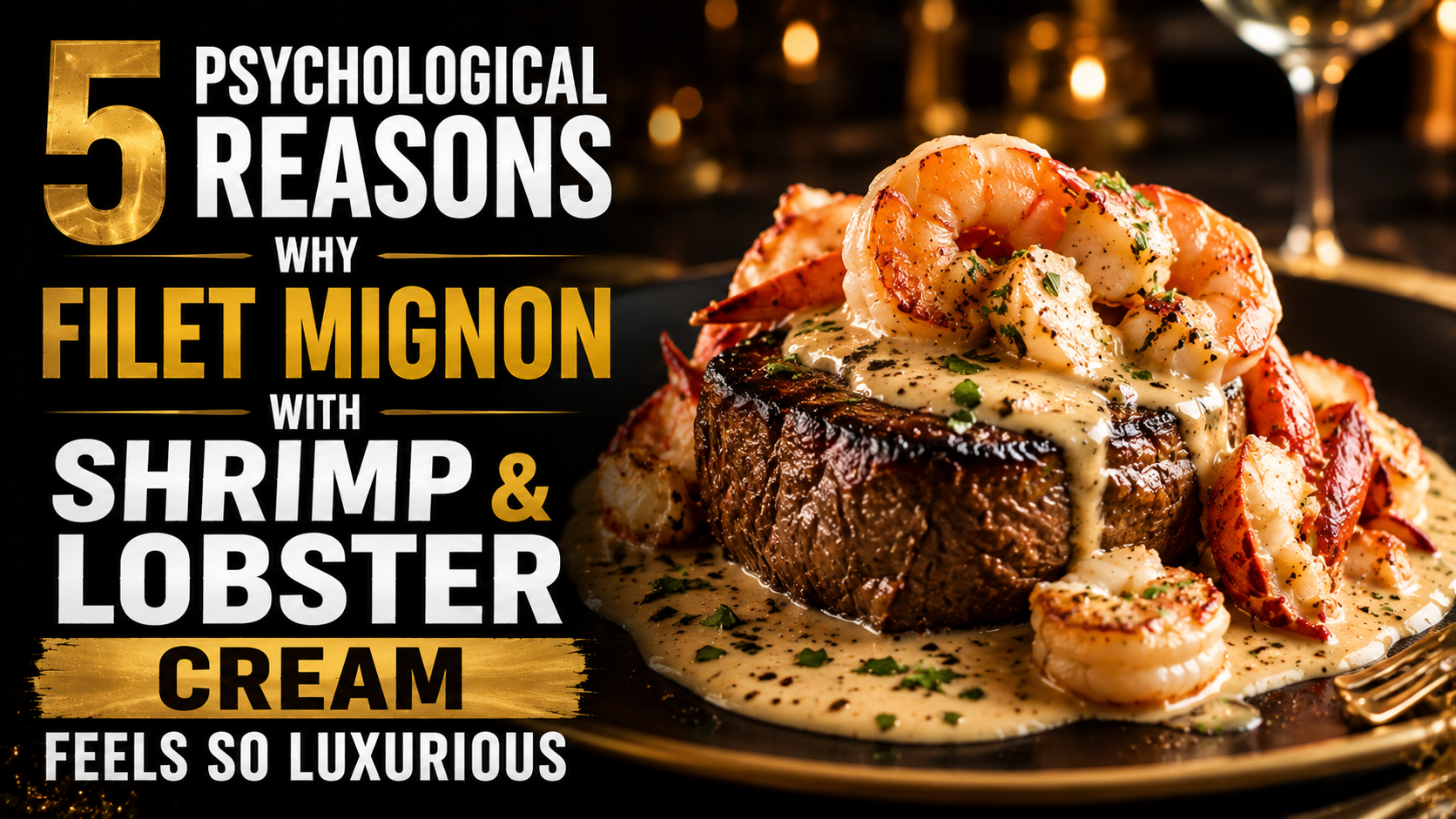 5 Psychological Reasons Why Filet Mignon with Shrimp and Lobster Cream Feels So Luxurious