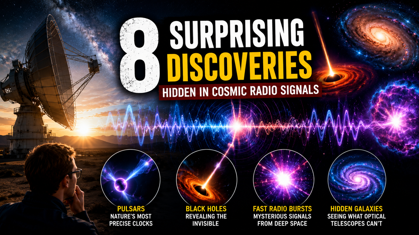 8 Surprising Discoveries Hidden in Cosmic Radio Signals
