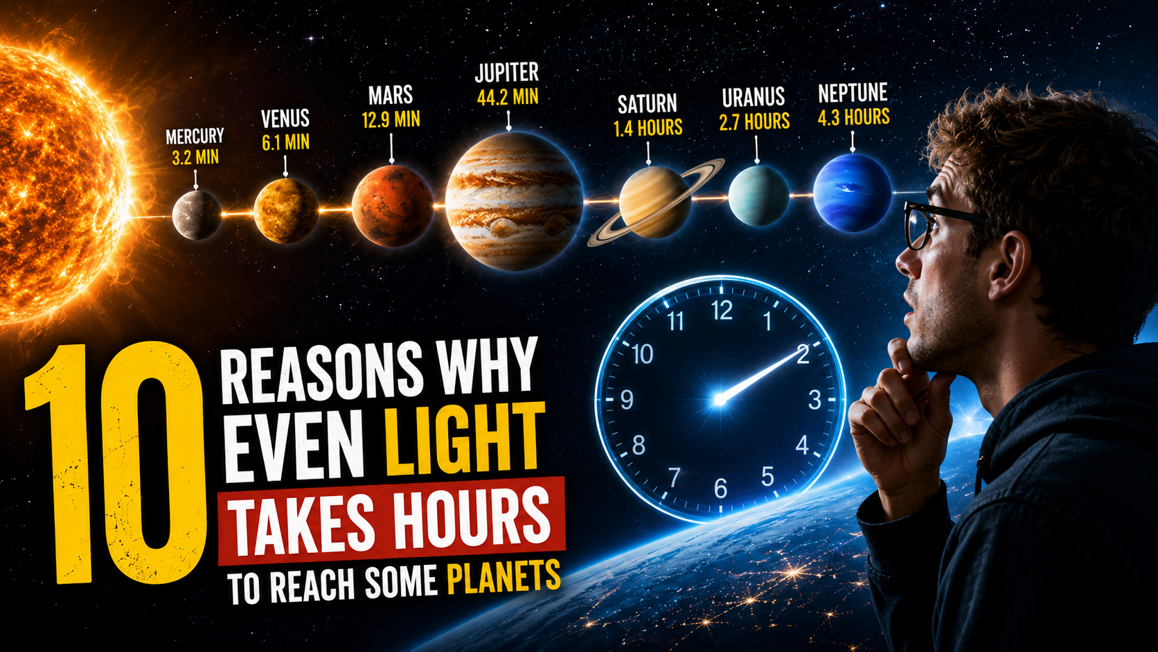 10 Reasons Why Even Light Takes Hours to Reach Some Planets