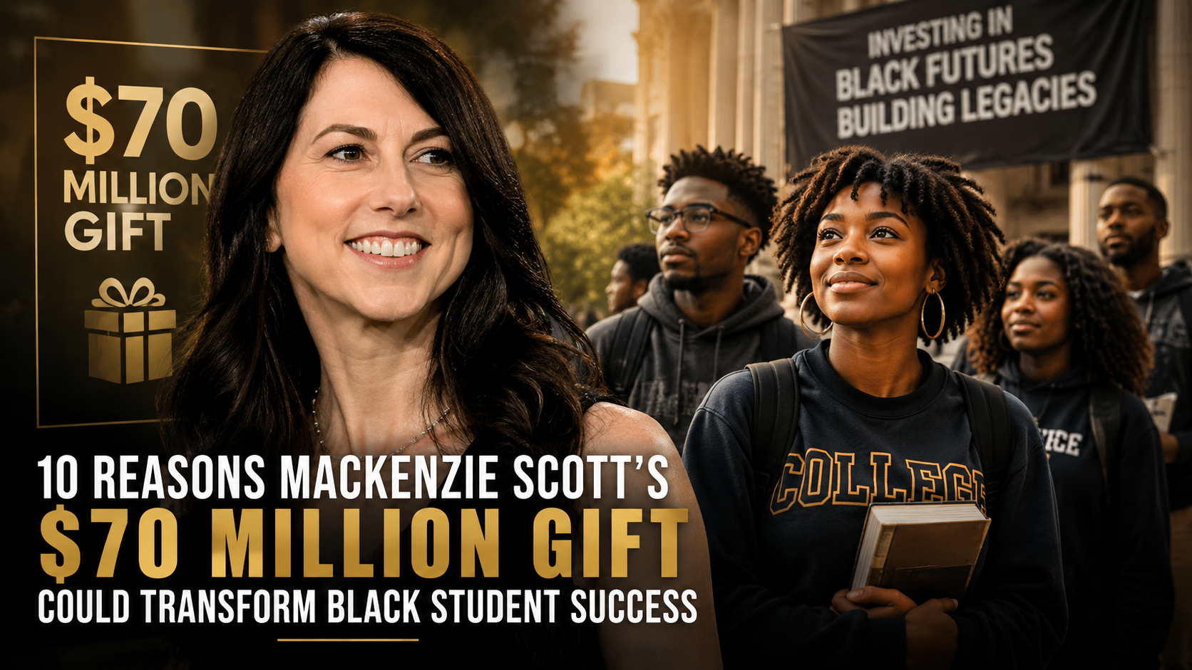 10 Reasons Mackenzie Scott’s $70 Million Gift Could Transform Black Student Success