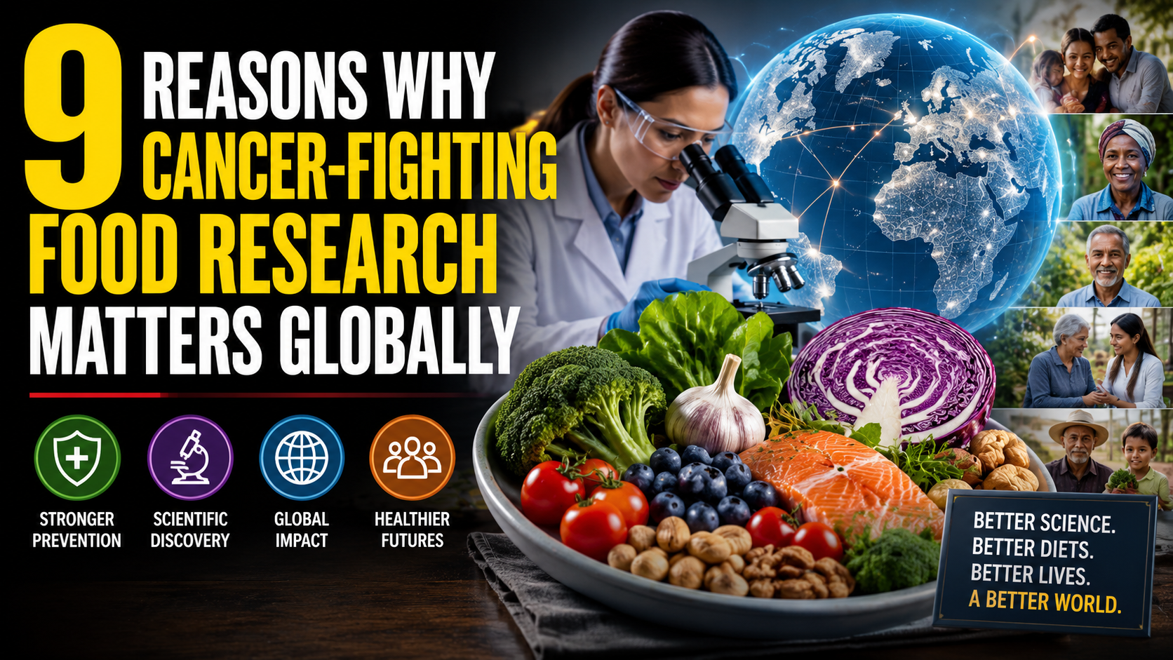 9 Reasons Why Cancer-Fighting Food Research Matters Globally