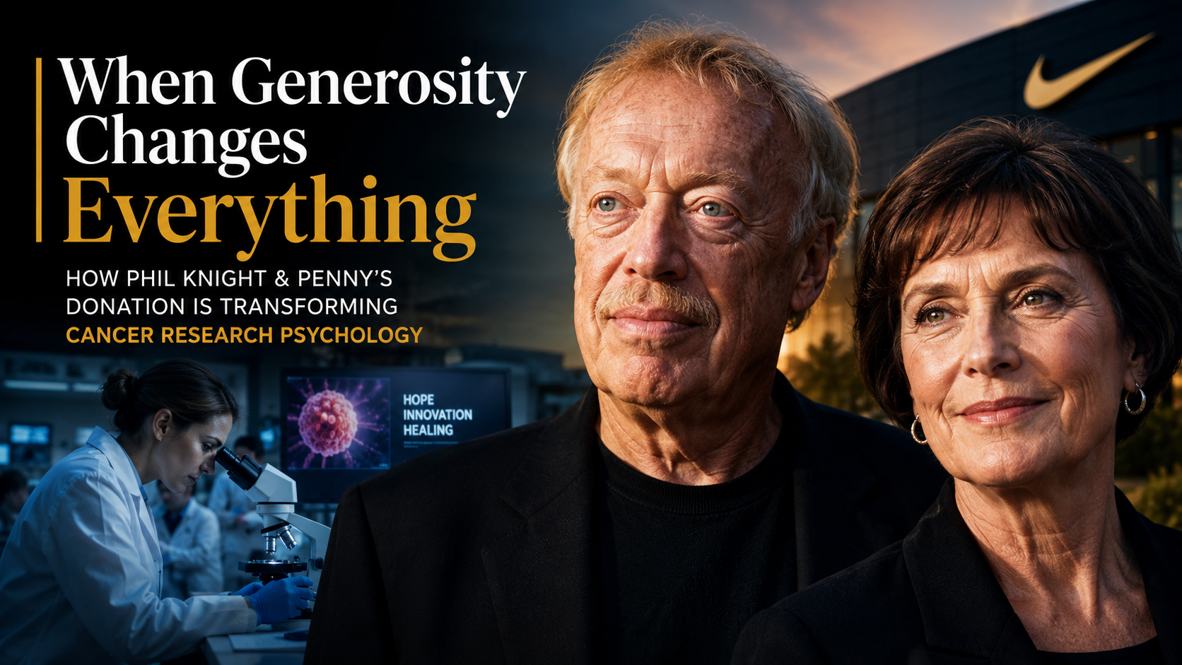 10 Signs Phil Knight and Penny’s Donation Changes Cancer Research Psychology