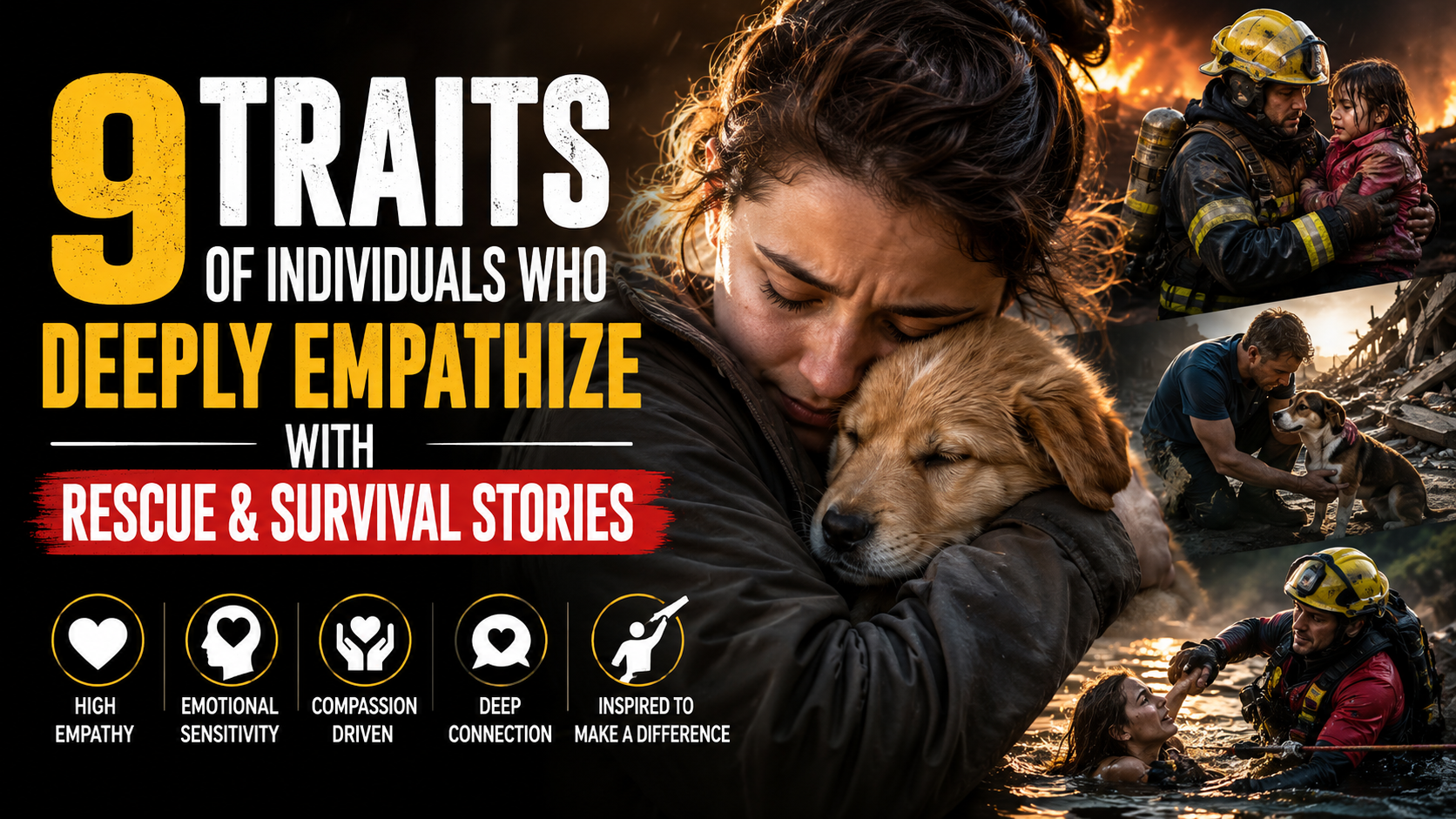 9 Traits of Individuals Who Deeply Empathize With Rescue and Survival Stories