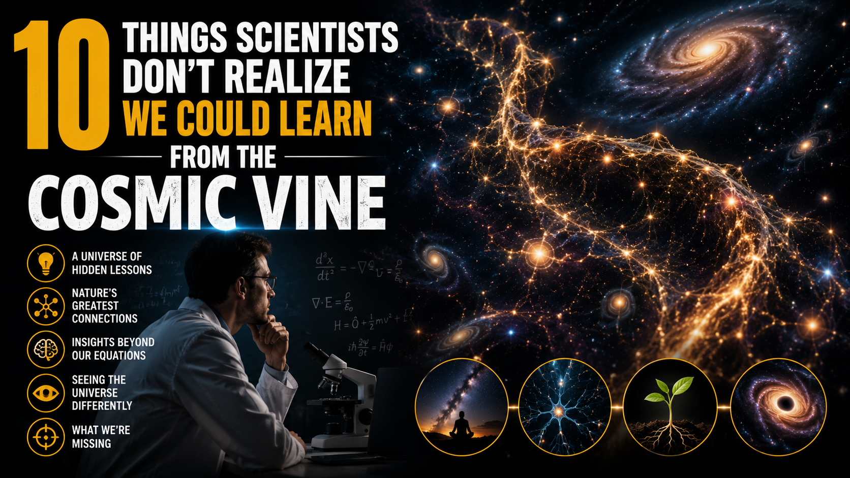 10 Things Scientists Don't Realize We Could Learn From the Cosmic Vine