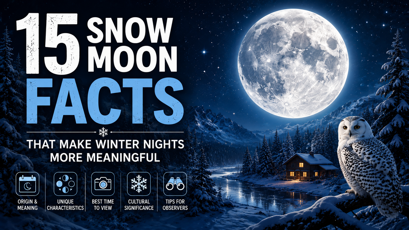 15 Snow Moon Facts That Make Winter Nights More Meaningful