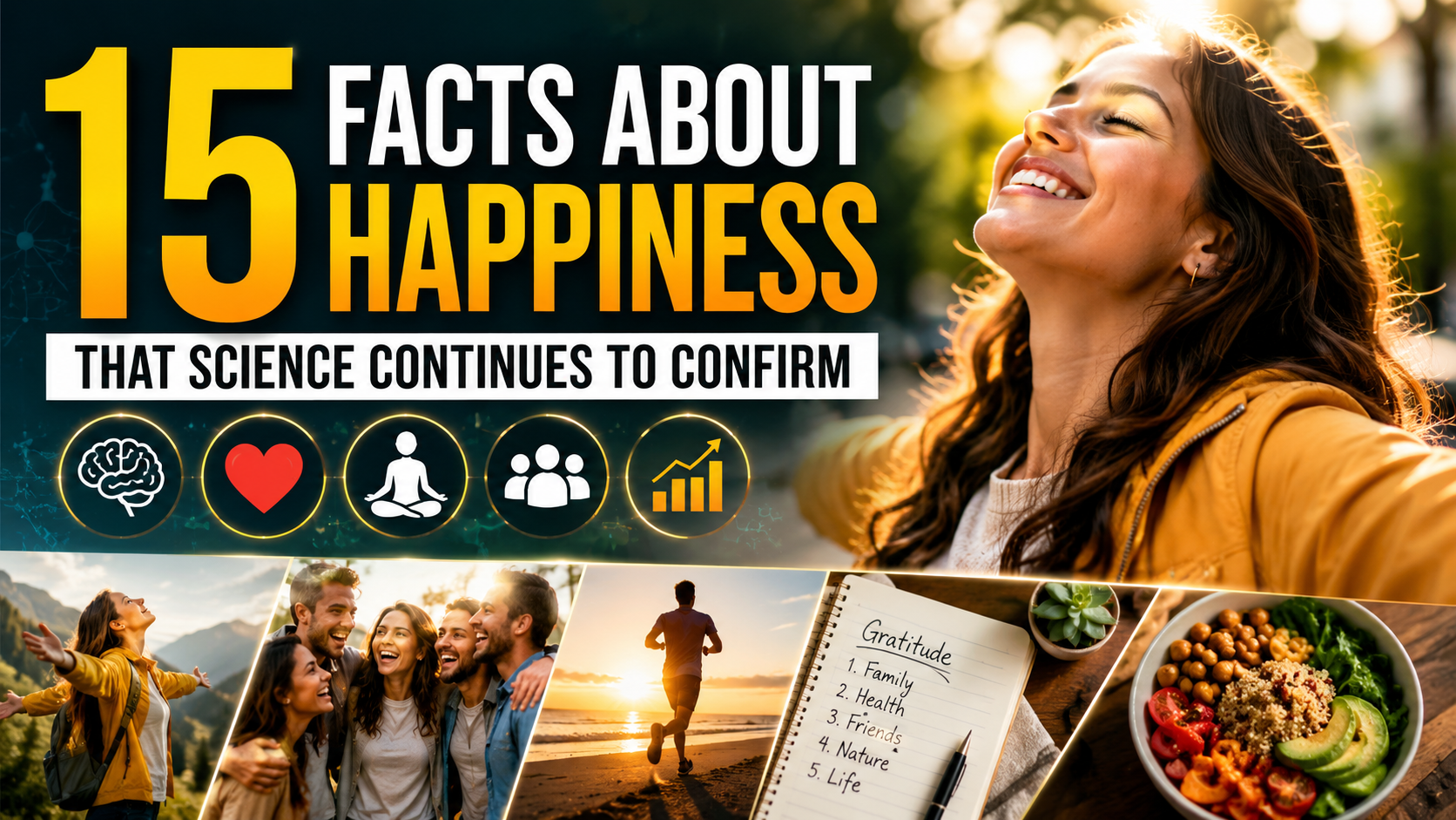 15 Facts About Happiness That Science Continues to Confirm