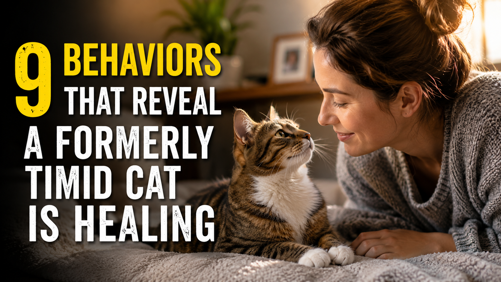 9 Behaviors That Reveal a Formerly Timid Cat Is Healing